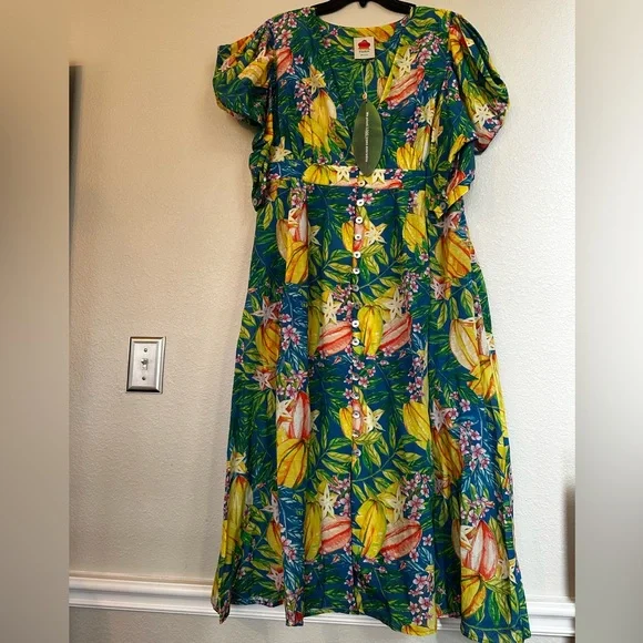 FARM RIO tropical dress - Picture 1 of 4